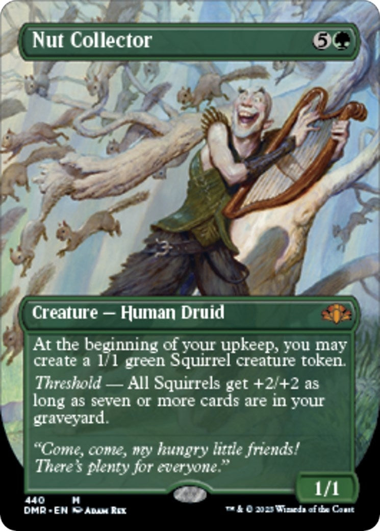 Image for Nut Collector (Borderless) (Dominaria Remastered) (440) - Magic: The Gathering