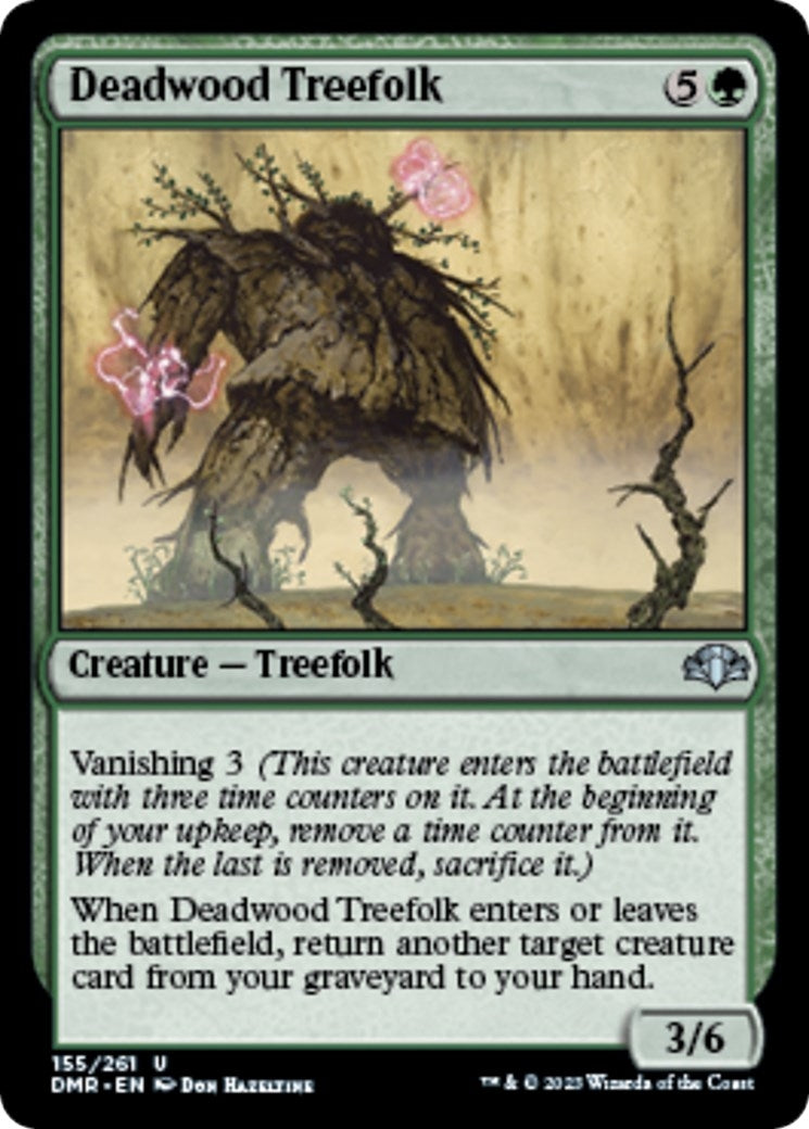 Image for Deadwood Treefolk (Dominaria Remastered) (155) - Magic: The Gathering