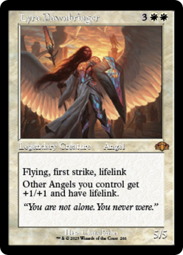 Image for Lyra Dawnbringer (Retro Frame) (Dominaria Remastered) (266) - Magic: The Gathering