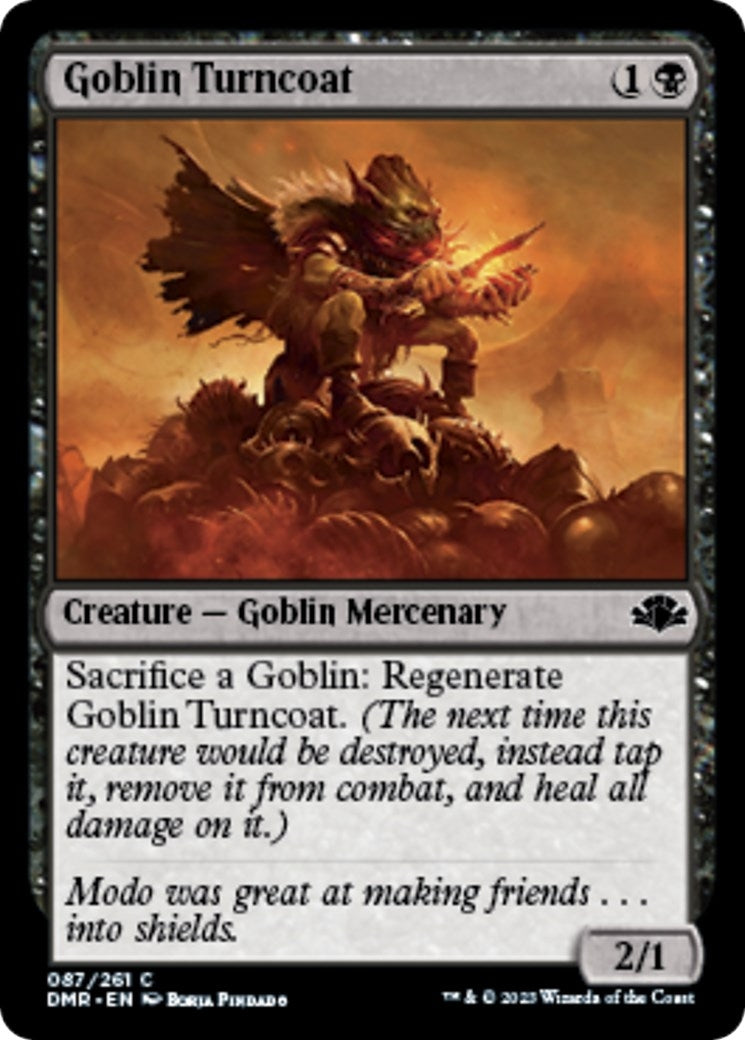 Image for Goblin Turncoat (Dominaria Remastered) (87) - Magic: The Gathering