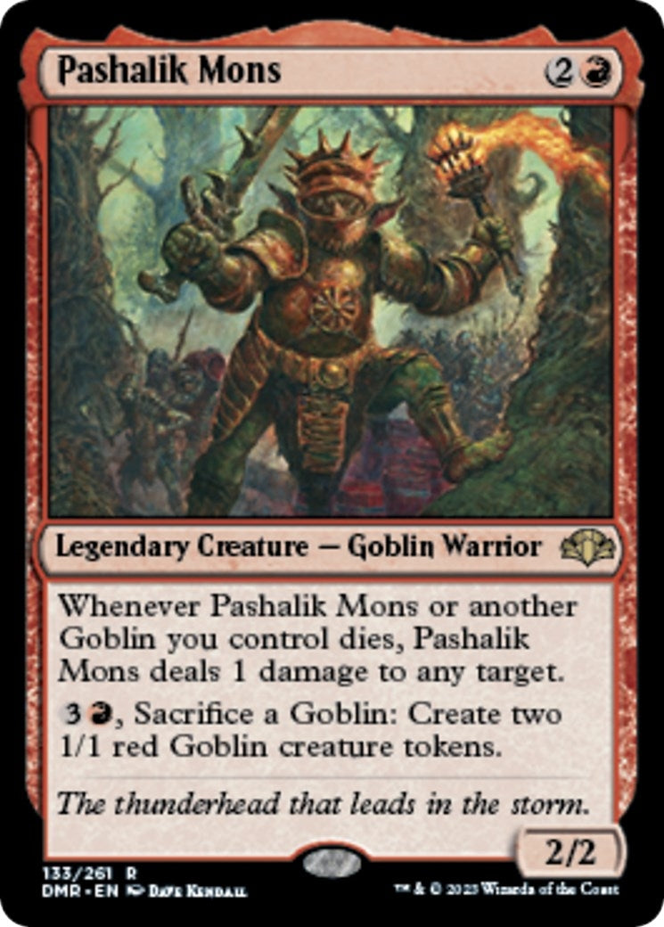 Image for Pashalik Mons (Dominaria Remastered) (133) - Magic: The Gathering