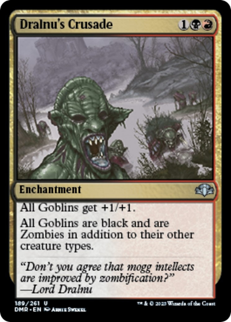 Image for Dralnu's Crusade (Dominaria Remastered) (189) - Magic: The Gathering