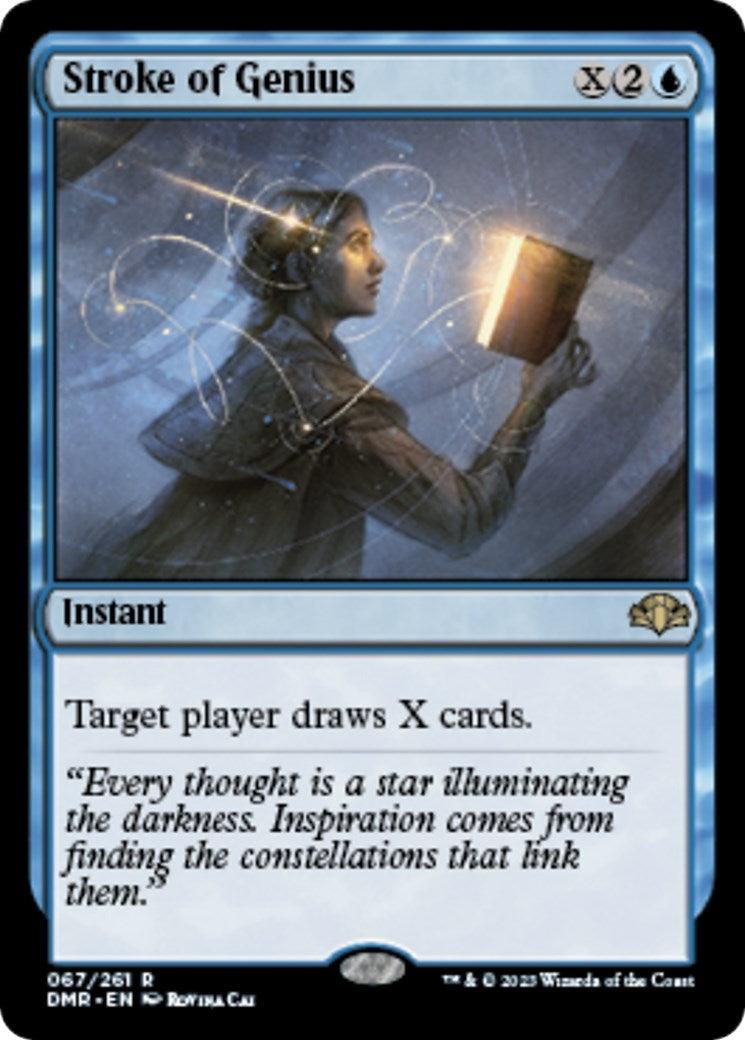Image for Stroke of Genius (Dominaria Remastered) (67) - Magic: The Gathering