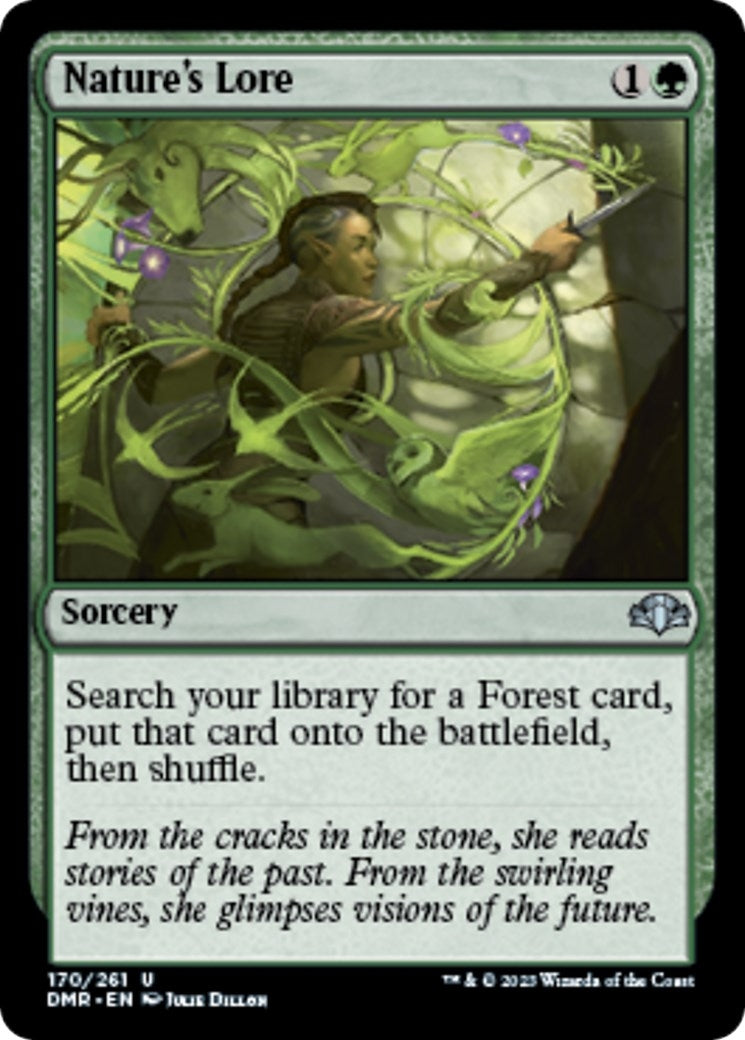 Image for Nature's Lore (Dominaria Remastered) (170) - Magic: The Gathering