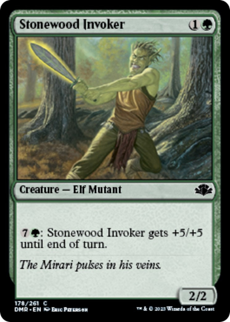 Image for Stonewood Invoker (Dominaria Remastered) (178) - Magic: The Gathering