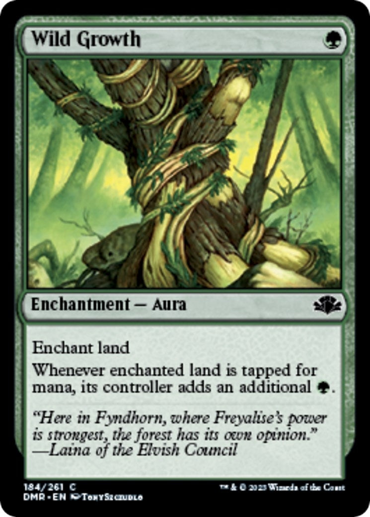 Image for Wild Growth (Dominaria Remastered) (184) - Magic: The Gathering