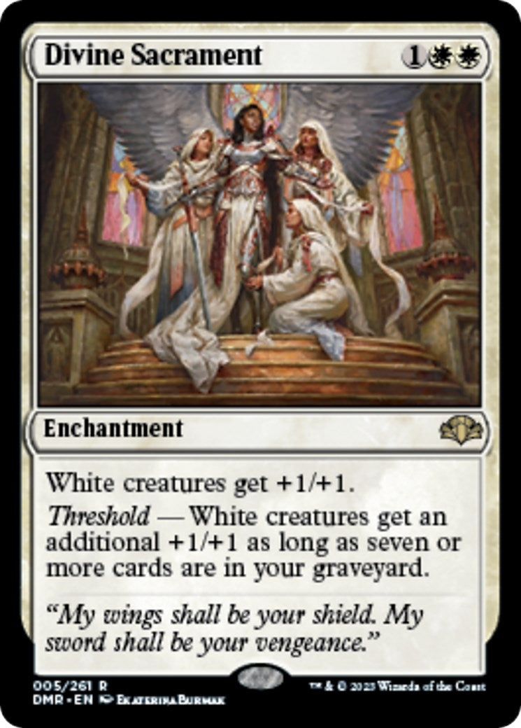 Image for Divine Sacrament (Dominaria Remastered) (5) - Magic: The Gathering