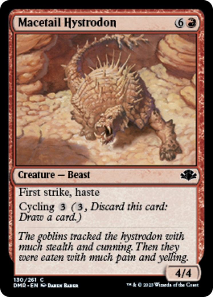 Image for Macetail Hystrodon (Dominaria Remastered) (130) - Magic: The Gathering