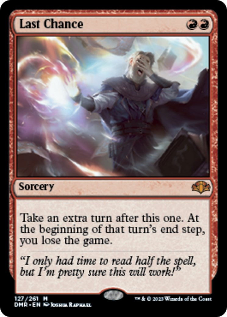 Image for Last Chance (Dominaria Remastered) (127) - Magic: The Gathering