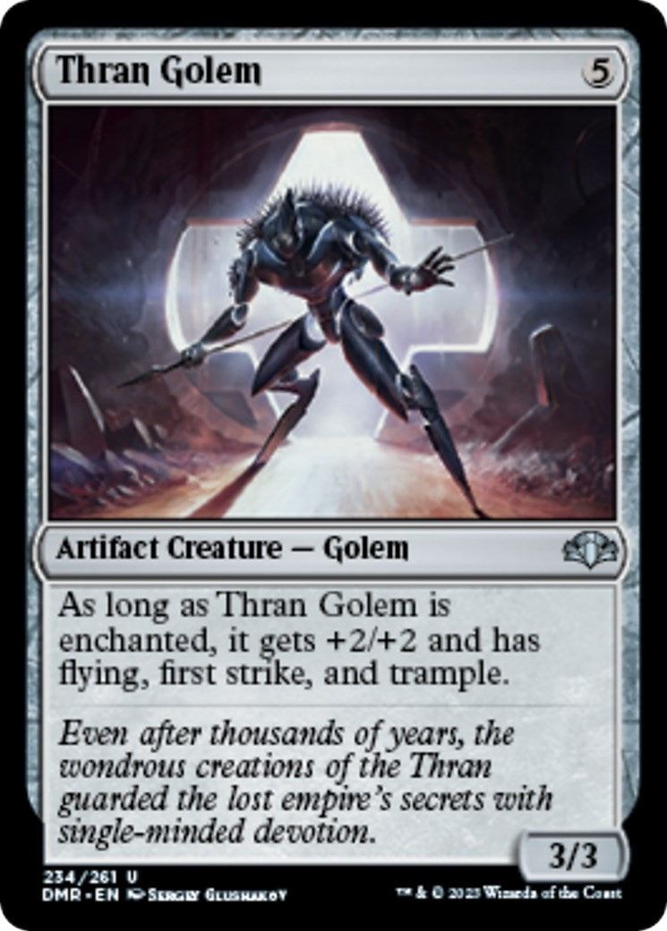 Image for Thran Golem (Dominaria Remastered) (234) - Magic: The Gathering