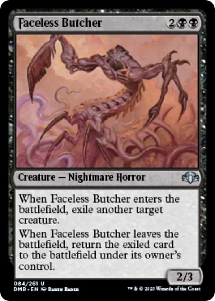 Image for Faceless Butcher (Dominaria Remastered) (84) - Magic: The Gathering