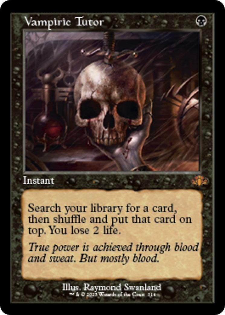 Image for Vampiric Tutor (Retro Frame) (Dominaria Remastered) (314) - Magic: The Gathering
