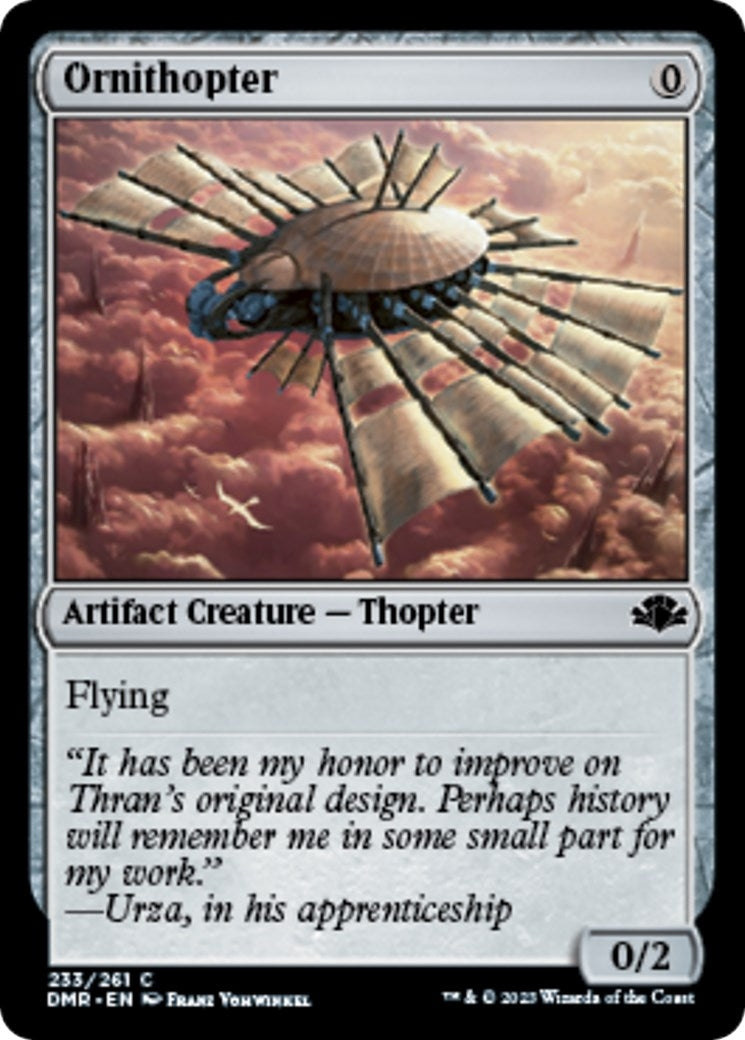 Image for Ornithopter (Dominaria Remastered) (233) - Magic: The Gathering
