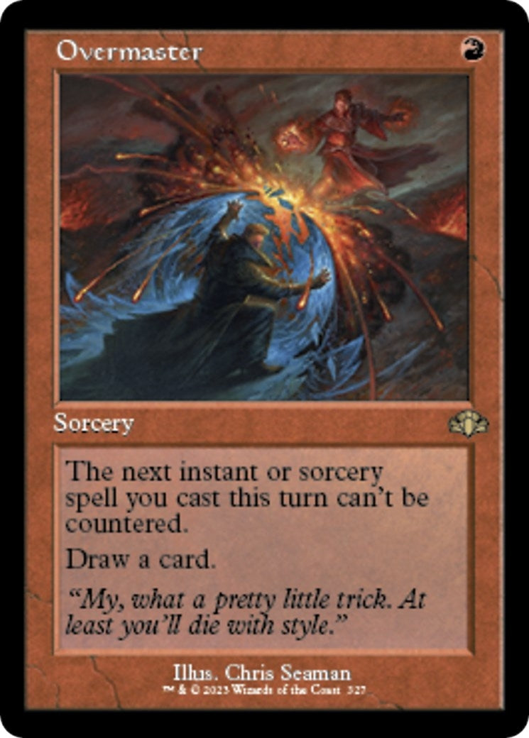 Image for Overmaster (Retro Frame) (Dominaria Remastered) (327) - Magic: The Gathering