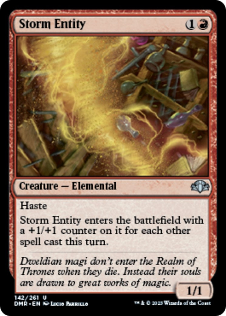 Image for Storm Entity (Dominaria Remastered) (142) - Magic: The Gathering