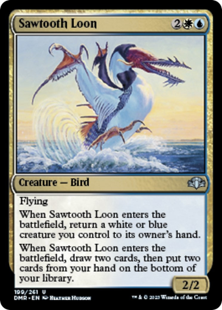 Image for Sawtooth Loon (Dominaria Remastered) (199) - Magic: The Gathering