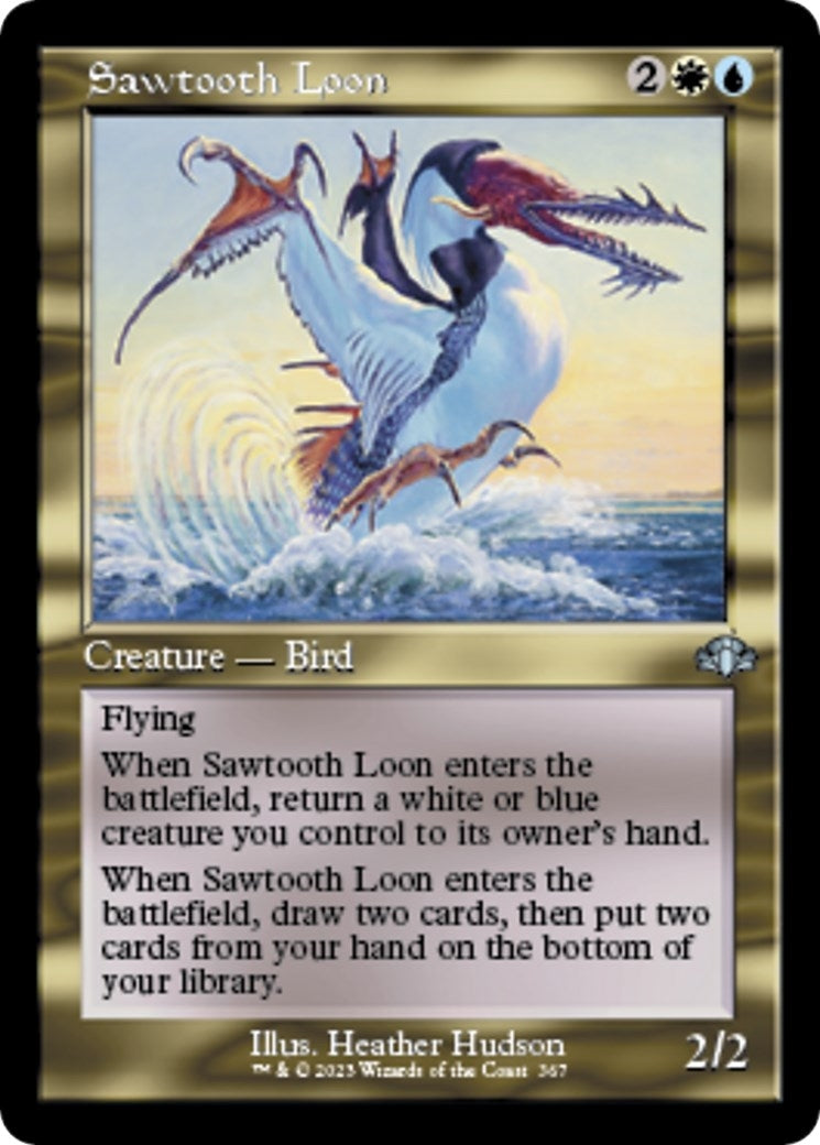 Image for Sawtooth Loon (Retro Frame) (Dominaria Remastered) (367) - Magic: The Gathering