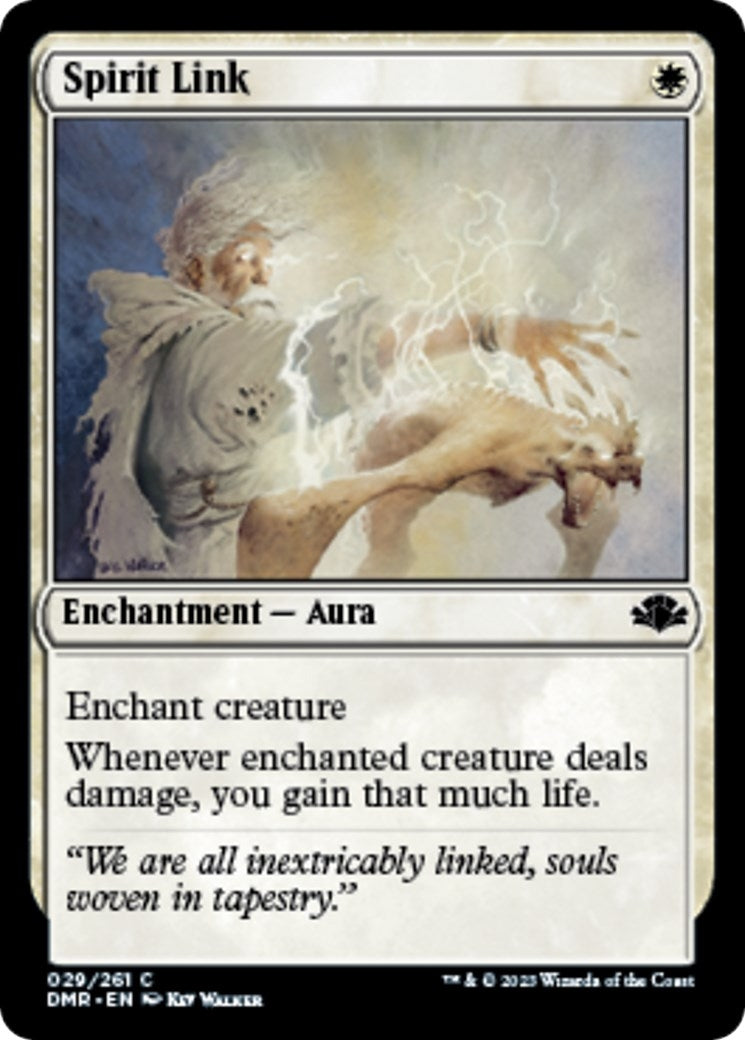 Image for Spirit Link (Dominaria Remastered) (29) - Magic: The Gathering