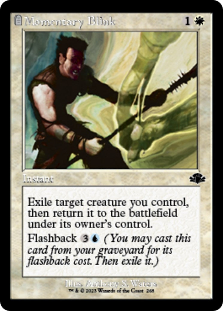 Image for Momentary Blink (Retro Frame) (Dominaria Remastered) (268) - Magic: The Gathering