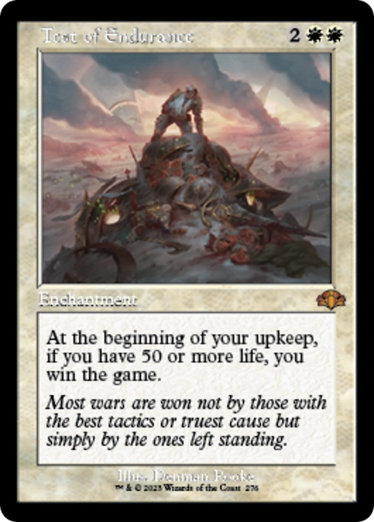 Image for Test of Endurance (Retro Frame) (Dominaria Remastered) (276) - Magic: The Gathering