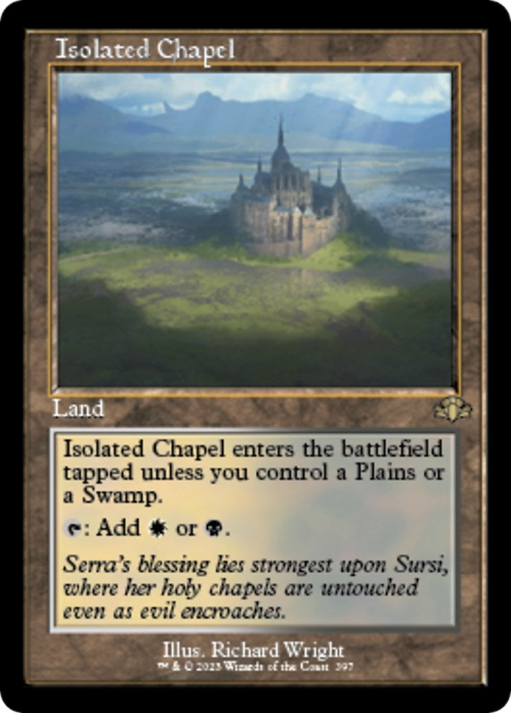 Image for Isolated Chapel (Retro Frame) (Dominaria Remastered) (397) - Magic: The Gathering