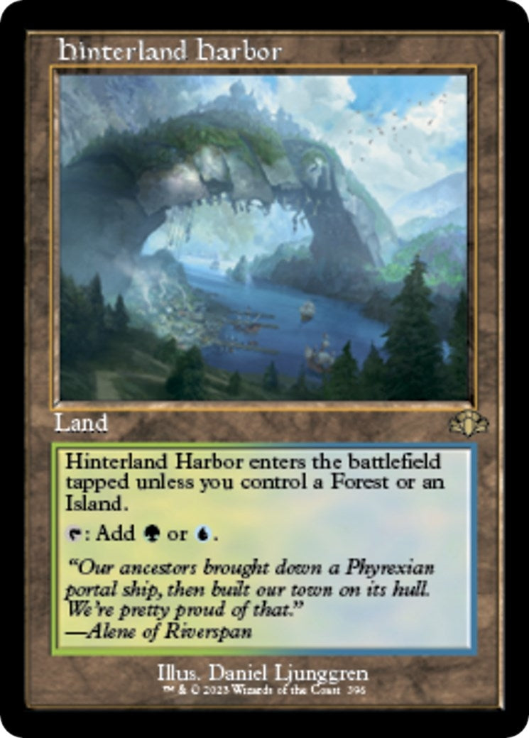 Image for Hinterland Harbor (Retro Frame) (Dominaria Remastered) (396) - Magic: The Gathering