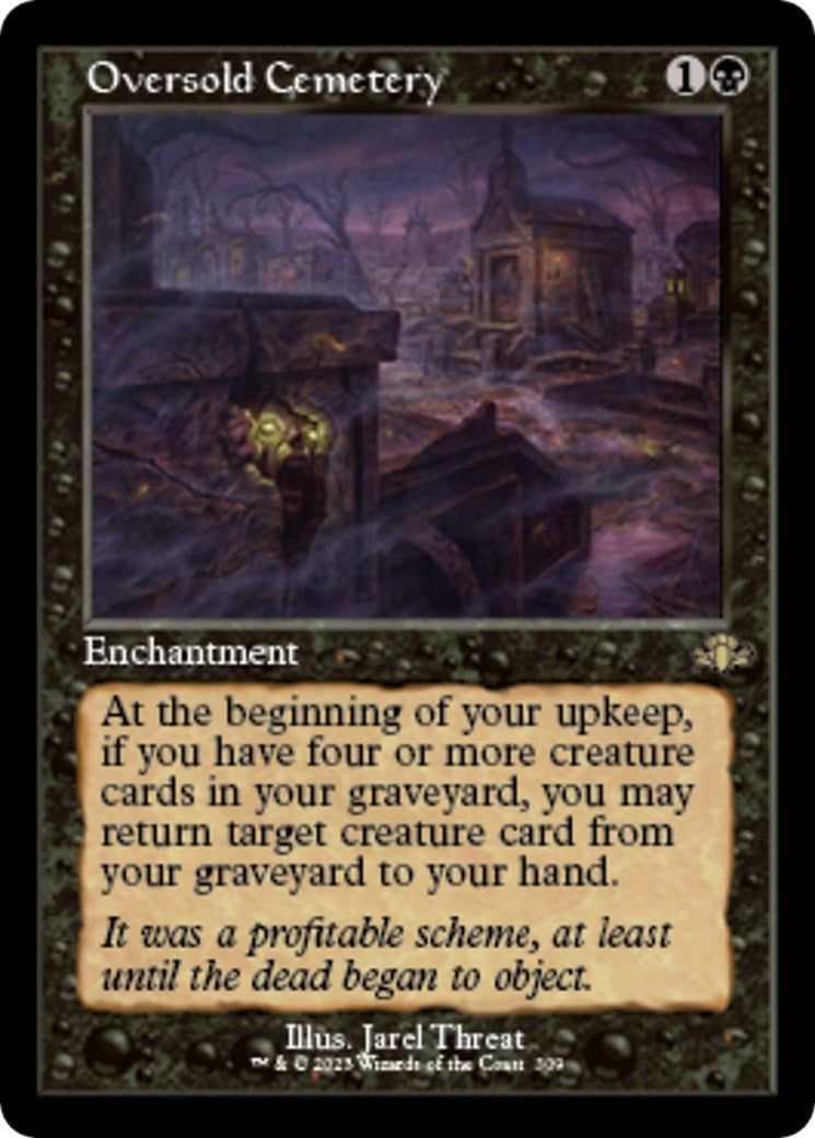 Image for Oversold Cemetery (Retro Frame) (Dominaria Remastered) (309) - Magic: The Gathering