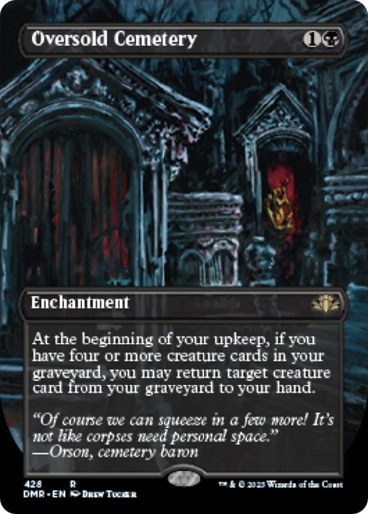 Image for Oversold Cemetery (Borderless) (Dominaria Remastered) (428) - Magic: The Gathering