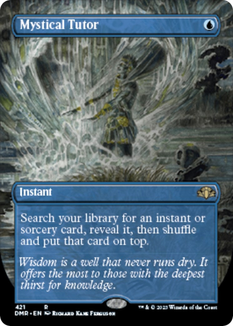 Image for Mystical Tutor (Borderless) (Dominaria Remastered) (421) - Magic: The Gathering