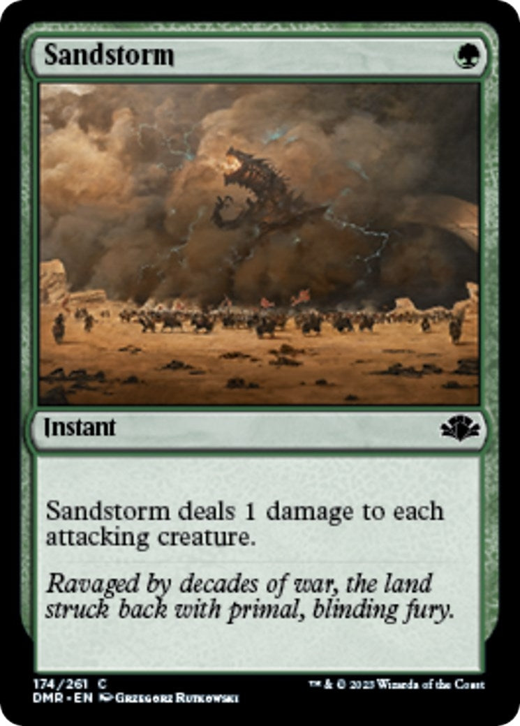 Image for Sandstorm (Dominaria Remastered) (174) - Magic: The Gathering