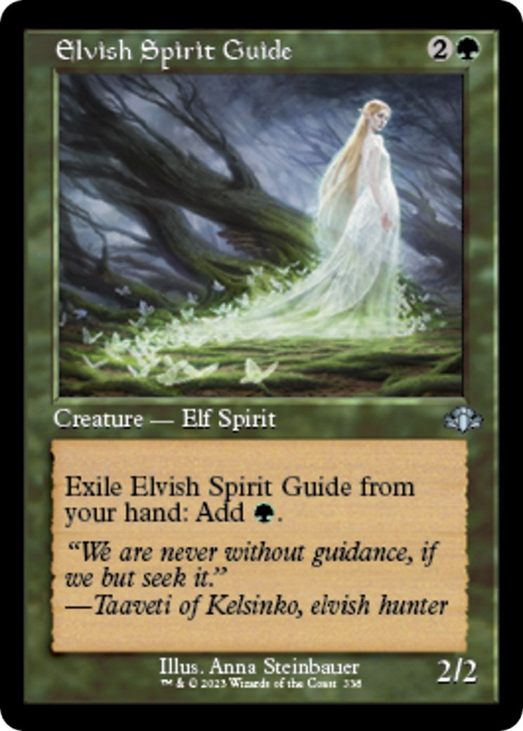 Image for Elvish Spirit Guide (Retro Frame) (Dominaria Remastered) (338) - Magic: The Gathering