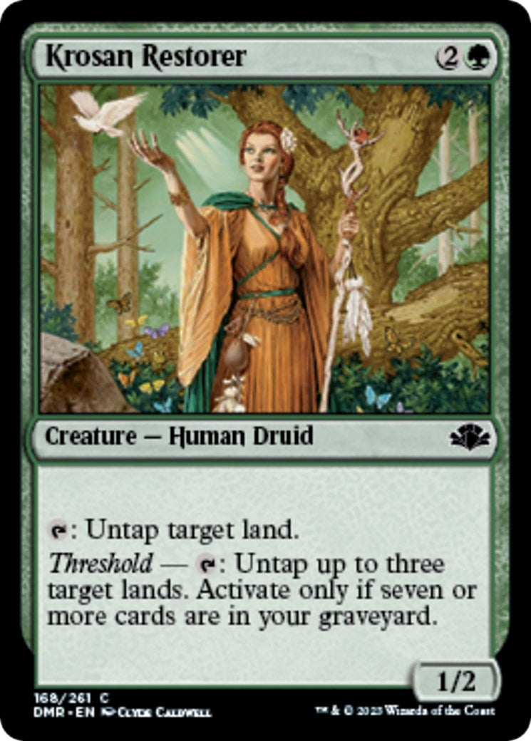 Image for Krosan Restorer (Dominaria Remastered) (168) - Magic: The Gathering