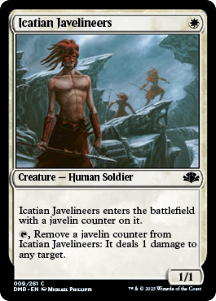 Image for Icatian Javelineers (Dominaria Remastered) (9) - Magic: The Gathering