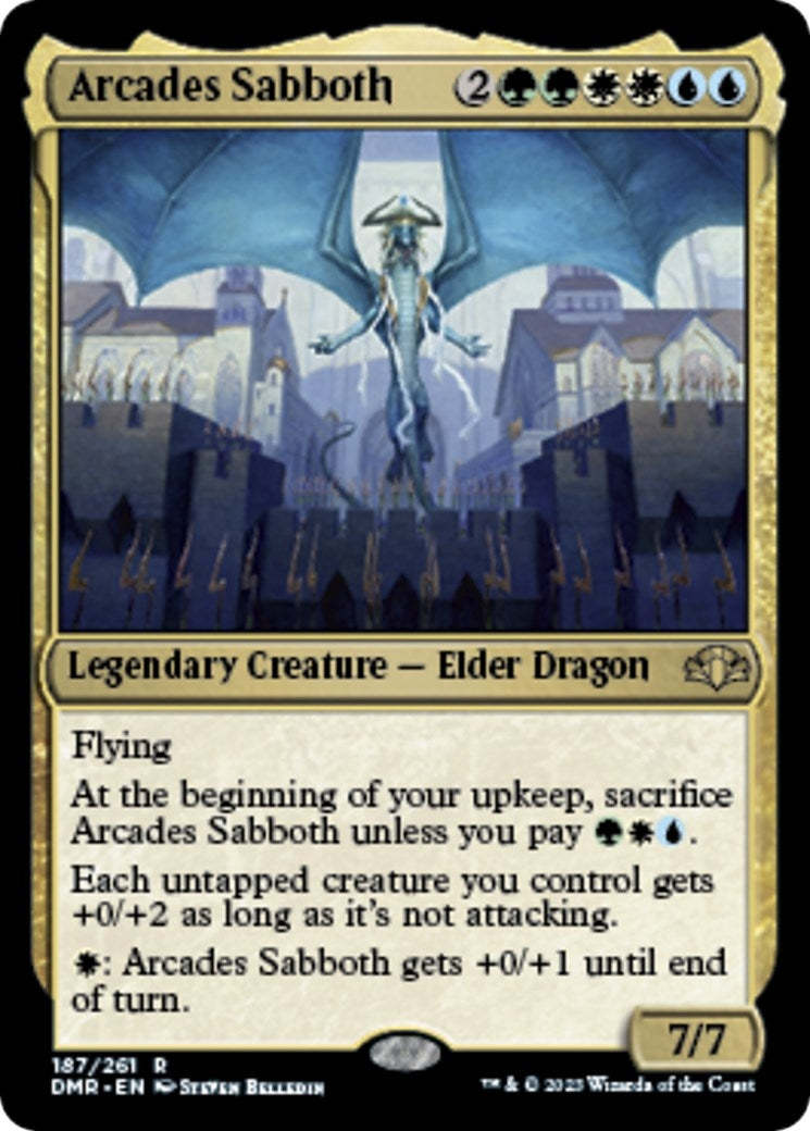 Image for Arcades Sabboth (Dominaria Remastered) (187) - Magic: The Gathering