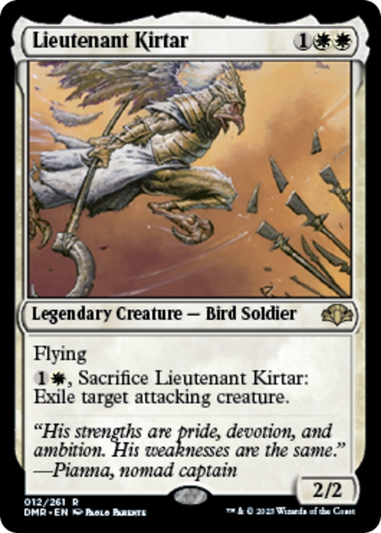 Image for Lieutenant Kirtar (Dominaria Remastered) (12) - Magic: The Gathering