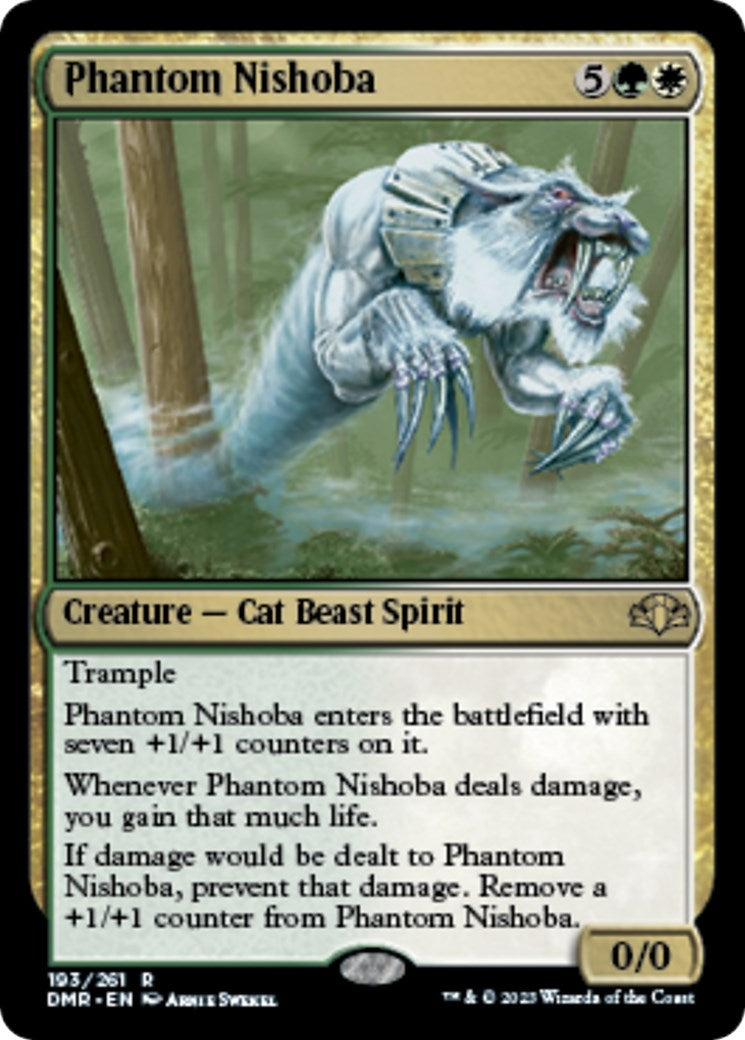 Image for Phantom Nishoba (Dominaria Remastered) (193) - Magic: The Gathering