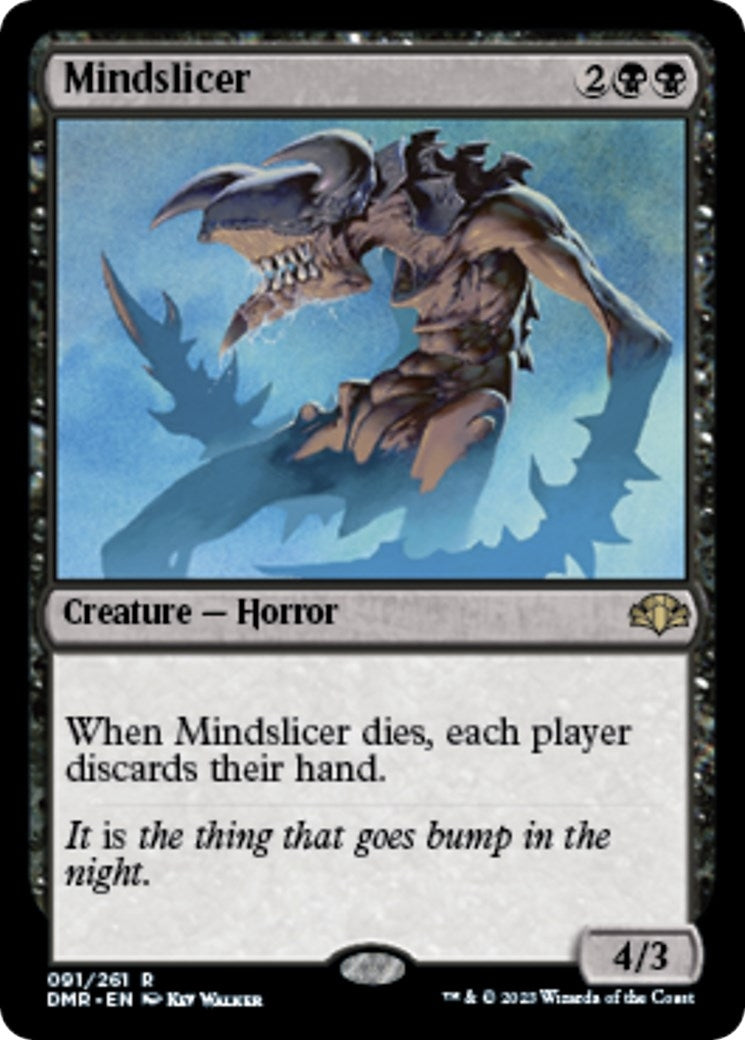 Image for Mindslicer (Dominaria Remastered) (91) - Magic: The Gathering