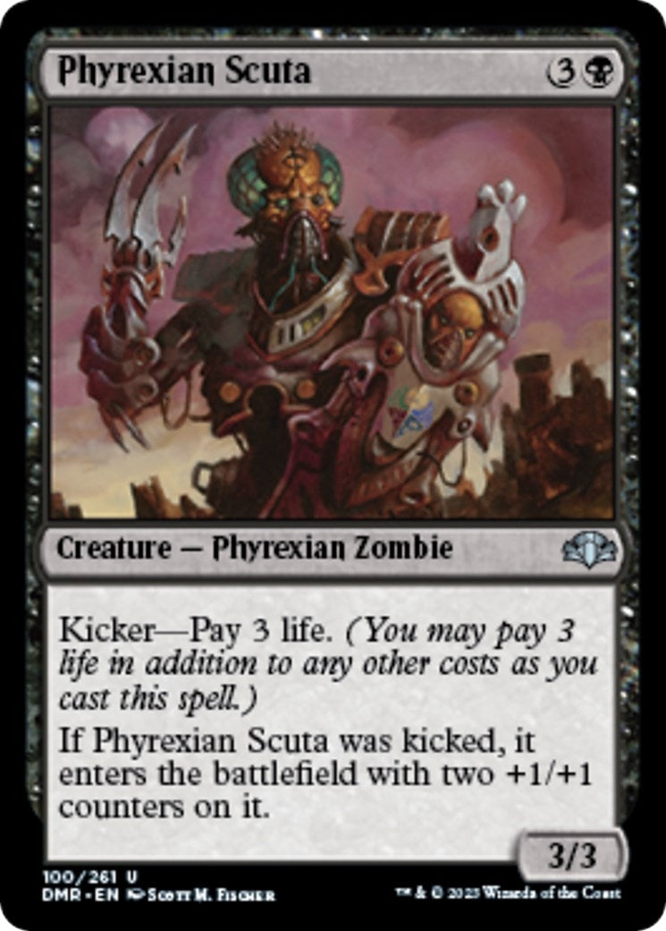 Image for Phyrexian Scuta (Dominaria Remastered) (100) - Magic: The Gathering
