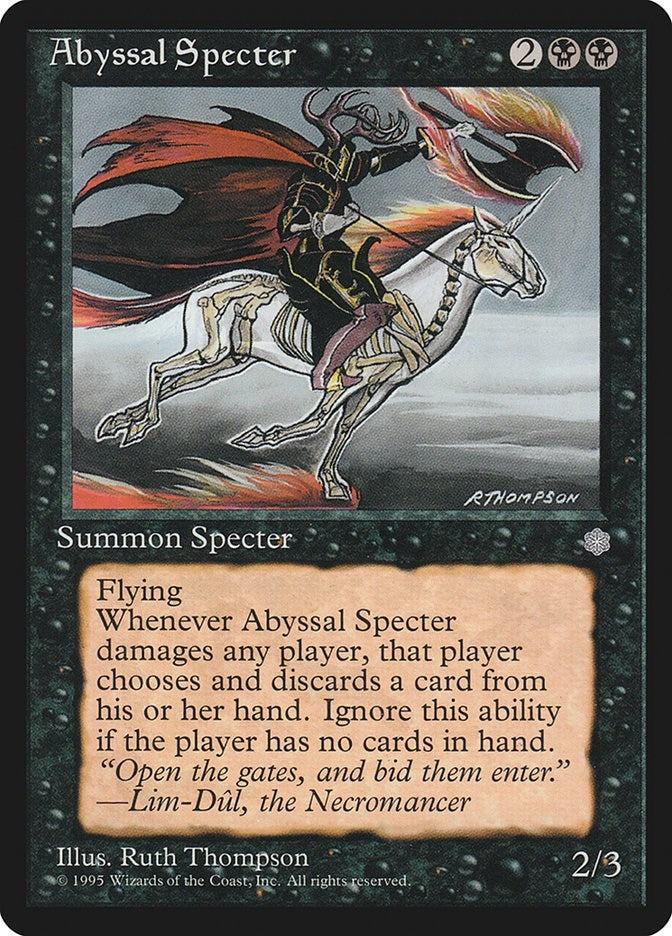 Image for Abyssal Specter (Ice Age) - Magic: The Gathering