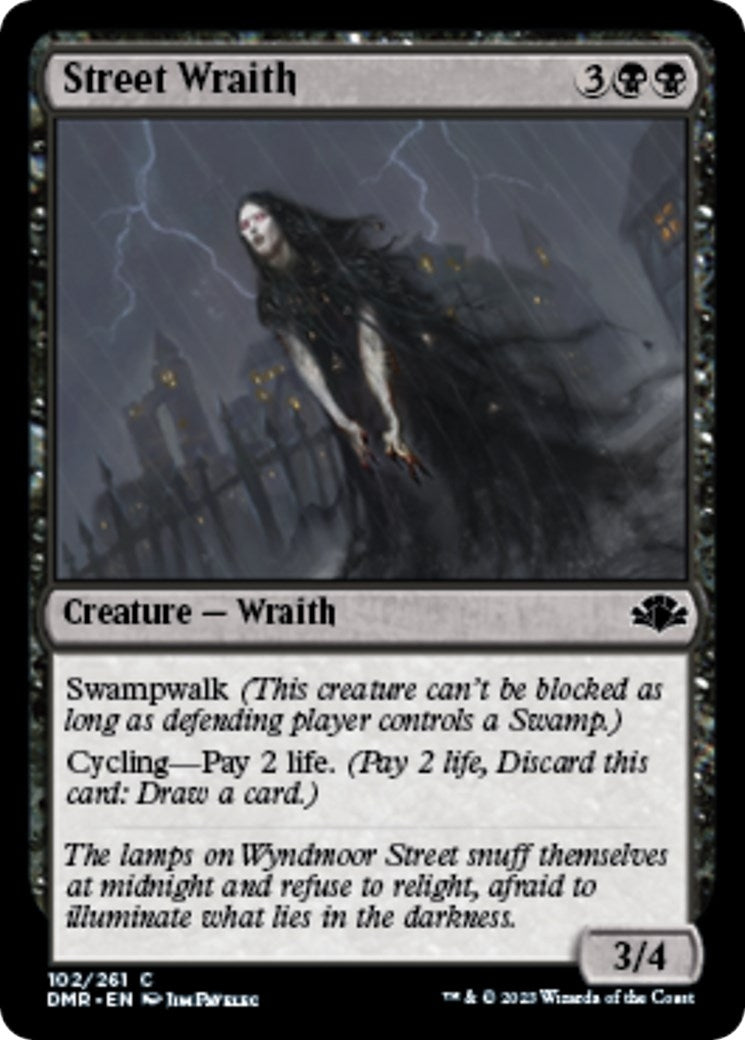 Image for Street Wraith (Dominaria Remastered) (102) - Magic: The Gathering