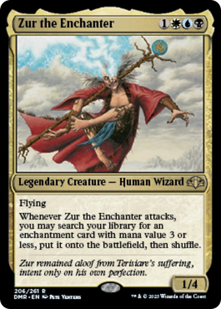 Image for Zur the Enchanter (Dominaria Remastered) (206) - Magic: The Gathering