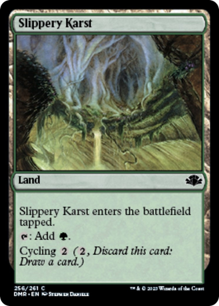 Image for Slippery Karst (Dominaria Remastered) (256) - Magic: The Gathering