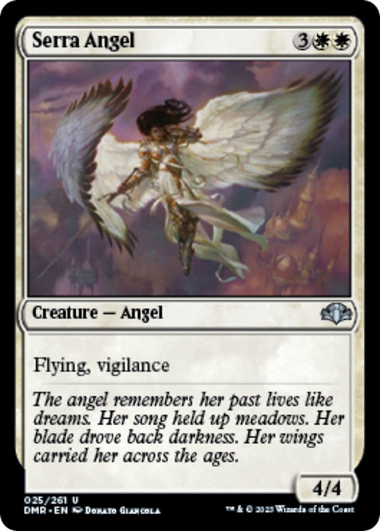 Image for Serra Angel (Dominaria Remastered) (25) - Magic: The Gathering