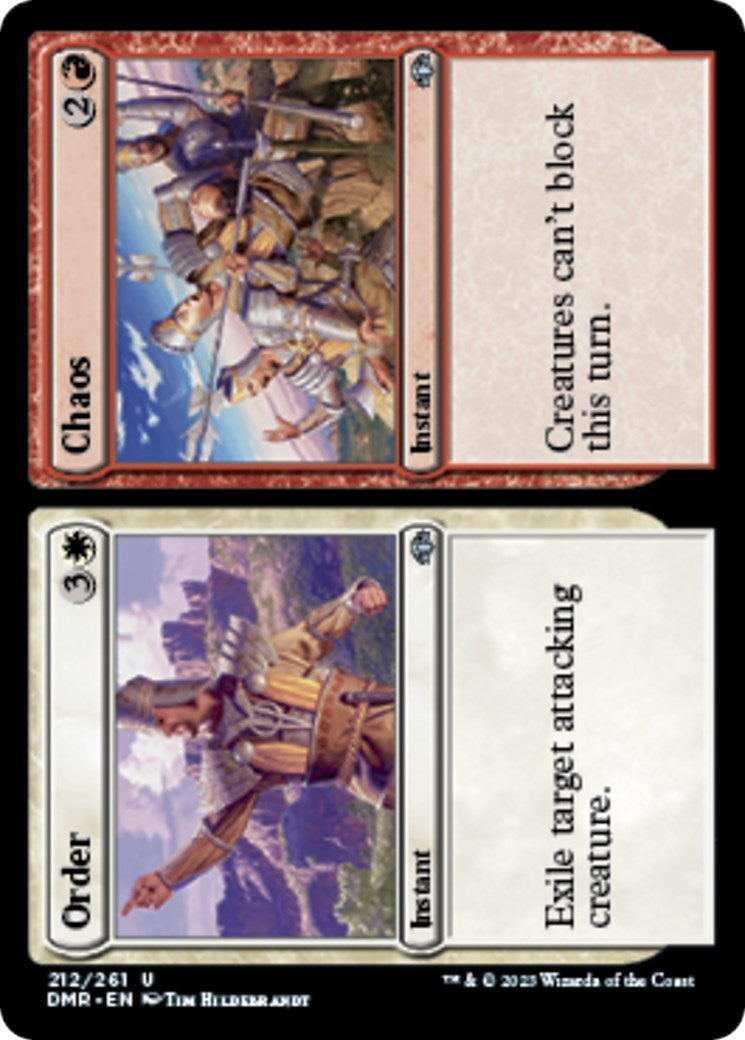 Image for Order // Chaos (Dominaria Remastered) (212) - Magic: The Gathering