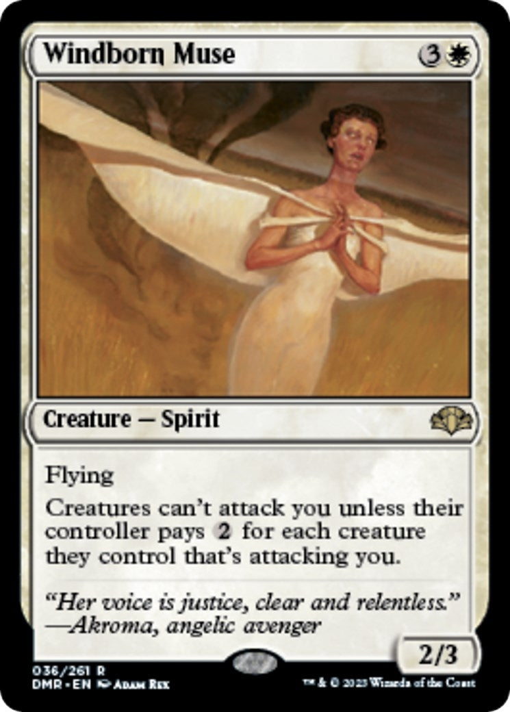 Image for Windborn Muse (Dominaria Remastered) (36) - Magic: The Gathering