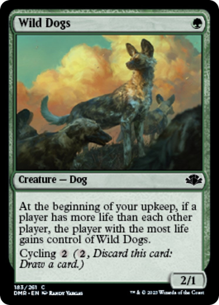 Image for Wild Dogs (Dominaria Remastered) (183) - Magic: The Gathering