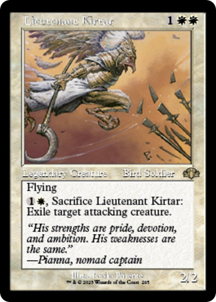 Image for Lieutenant Kirtar (Retro Frame) (Dominaria Remastered) (265) - Magic: The Gathering