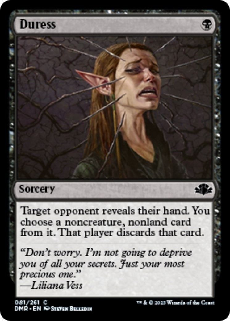 Image for Duress (Dominaria Remastered) (81) - Magic: The Gathering