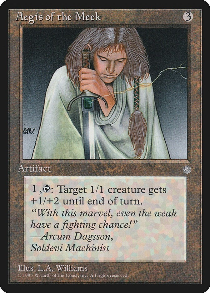 Image for Aegis of the Meek (Ice Age) - Magic: The Gathering