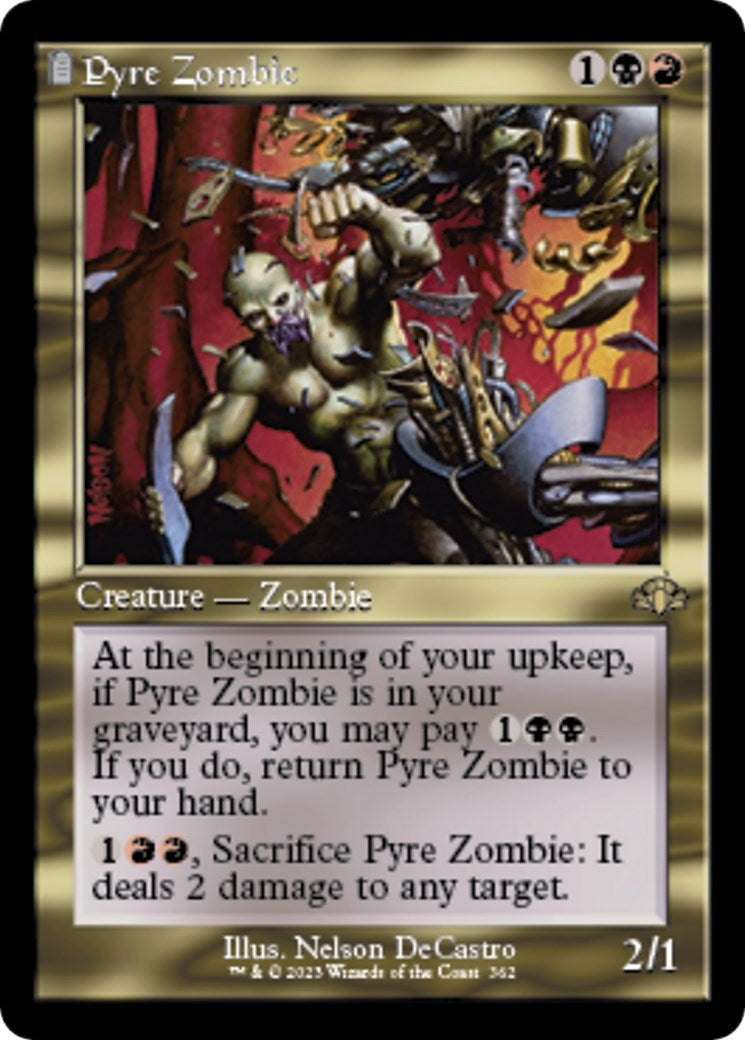 Image for Pyre Zombie (Retro Frame) (Dominaria Remastered) (362) - Magic: The Gathering